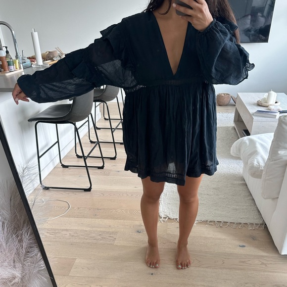 Free People flowy lace short-dress - Picture 1 of 5